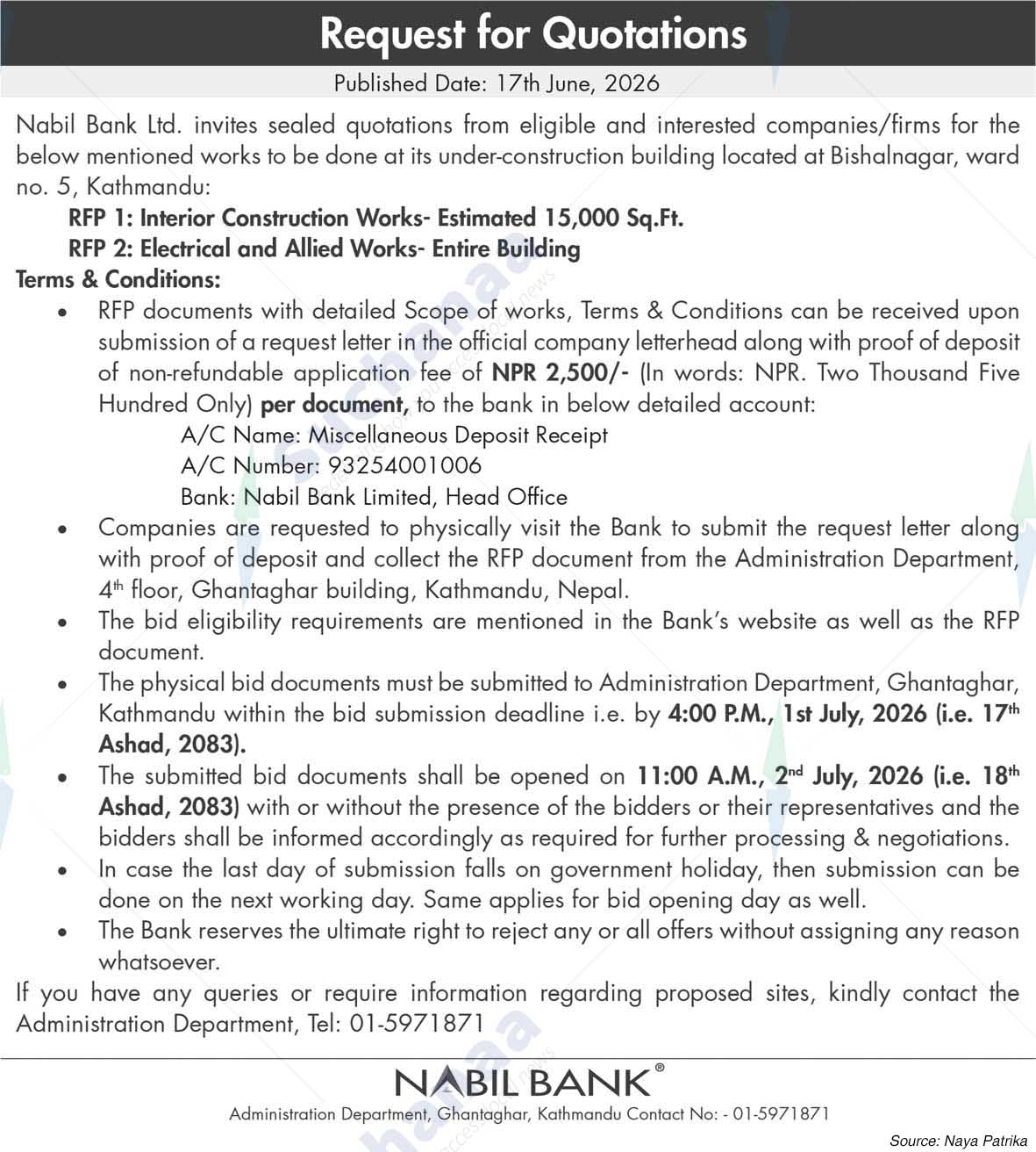 Nabil Bank Limited