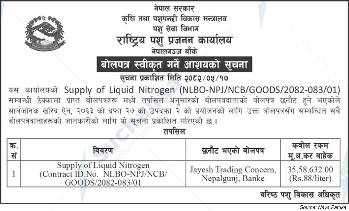 National Animal Breeding Office, Nepalgunj Banke