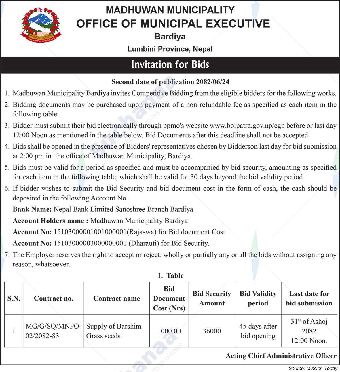 Madhuwan Municipality
