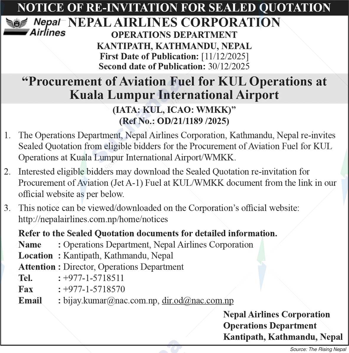 Nepal Airlines Corporation