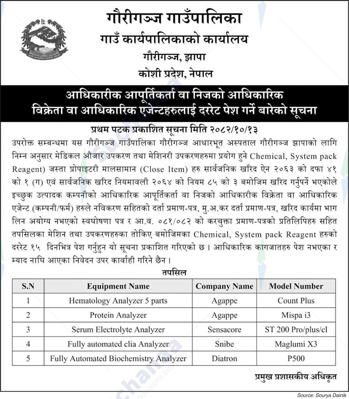 Gauriganj Rural Municipality