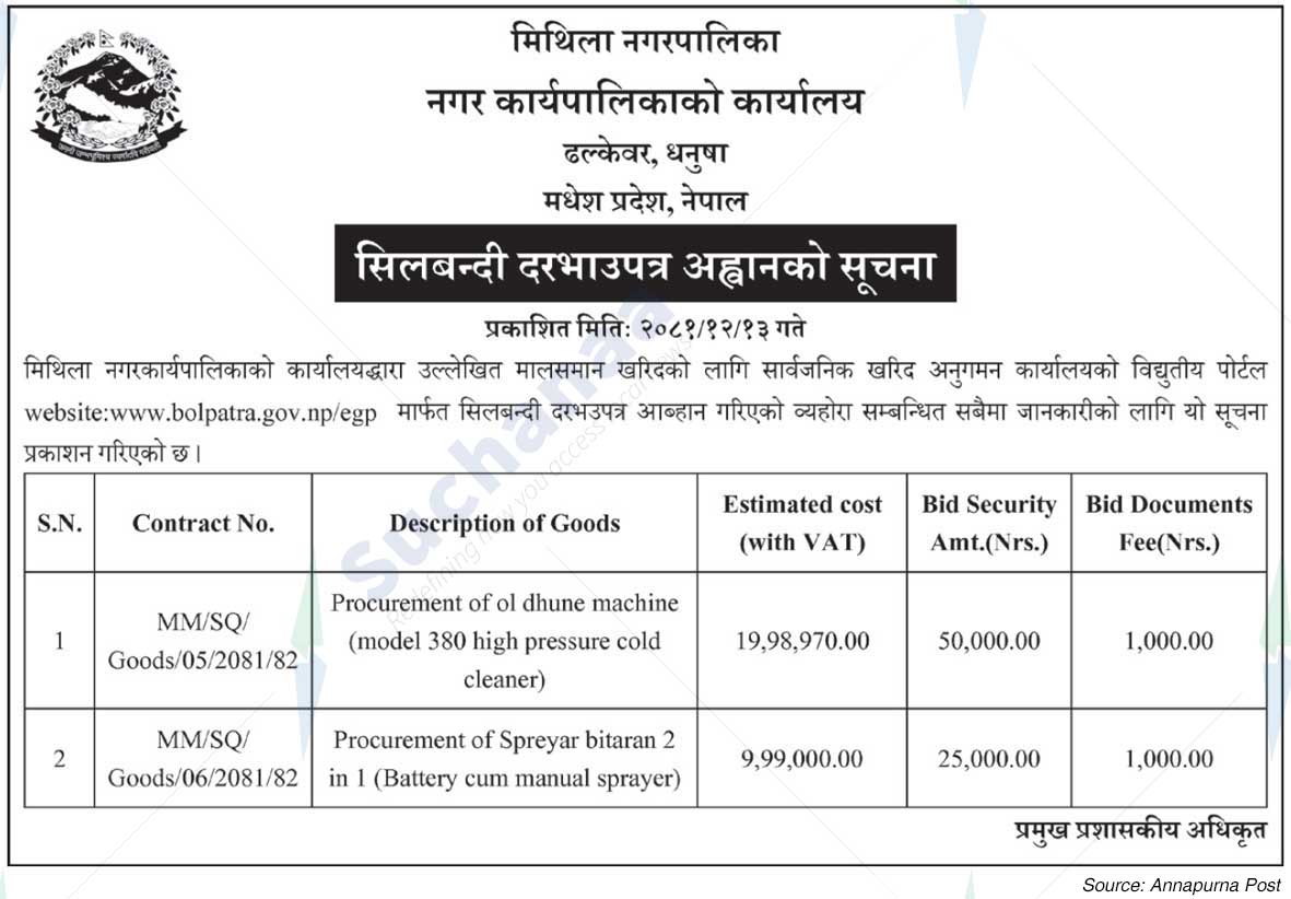 Mithila Municipality