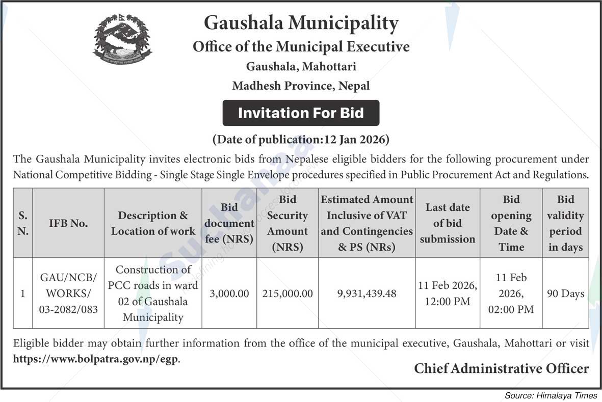 Gaushala Municipality
