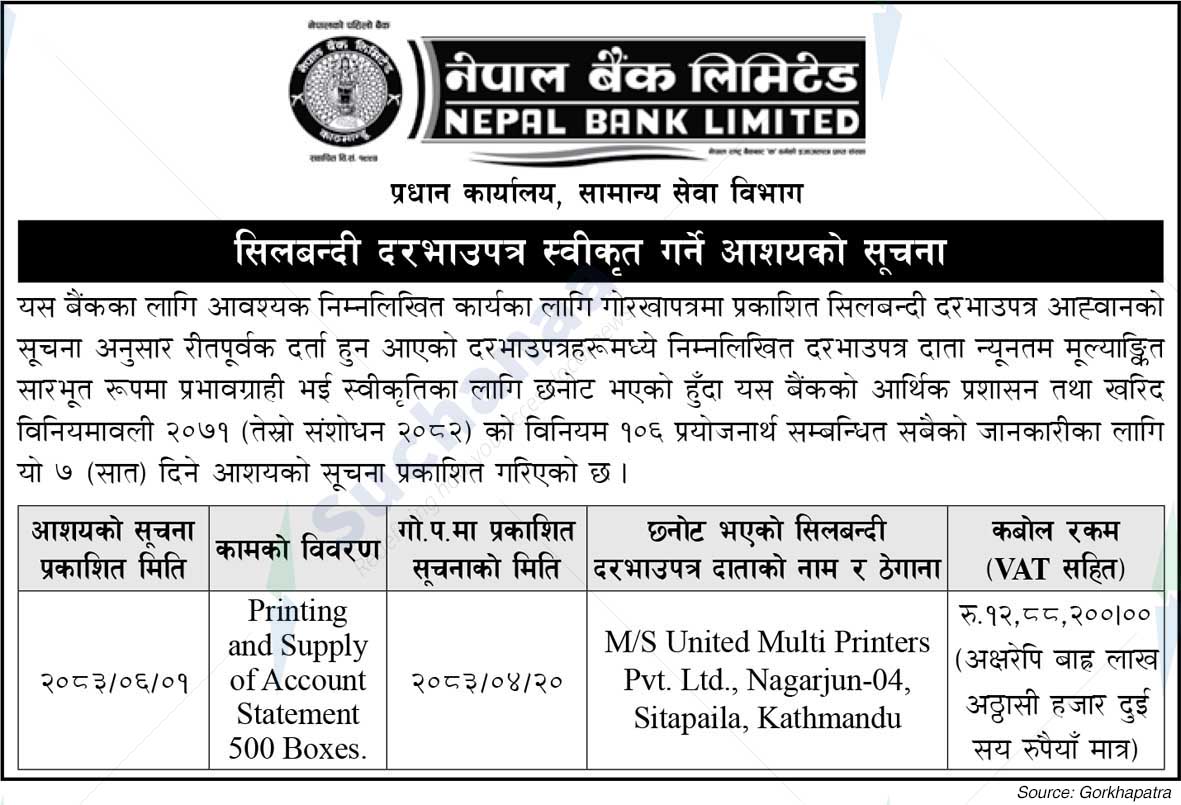 Nepal Bank Limited