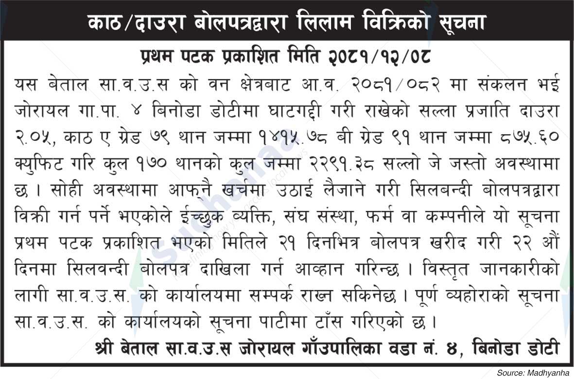 Shree Betal Saa.Wa.Wo.Sa.