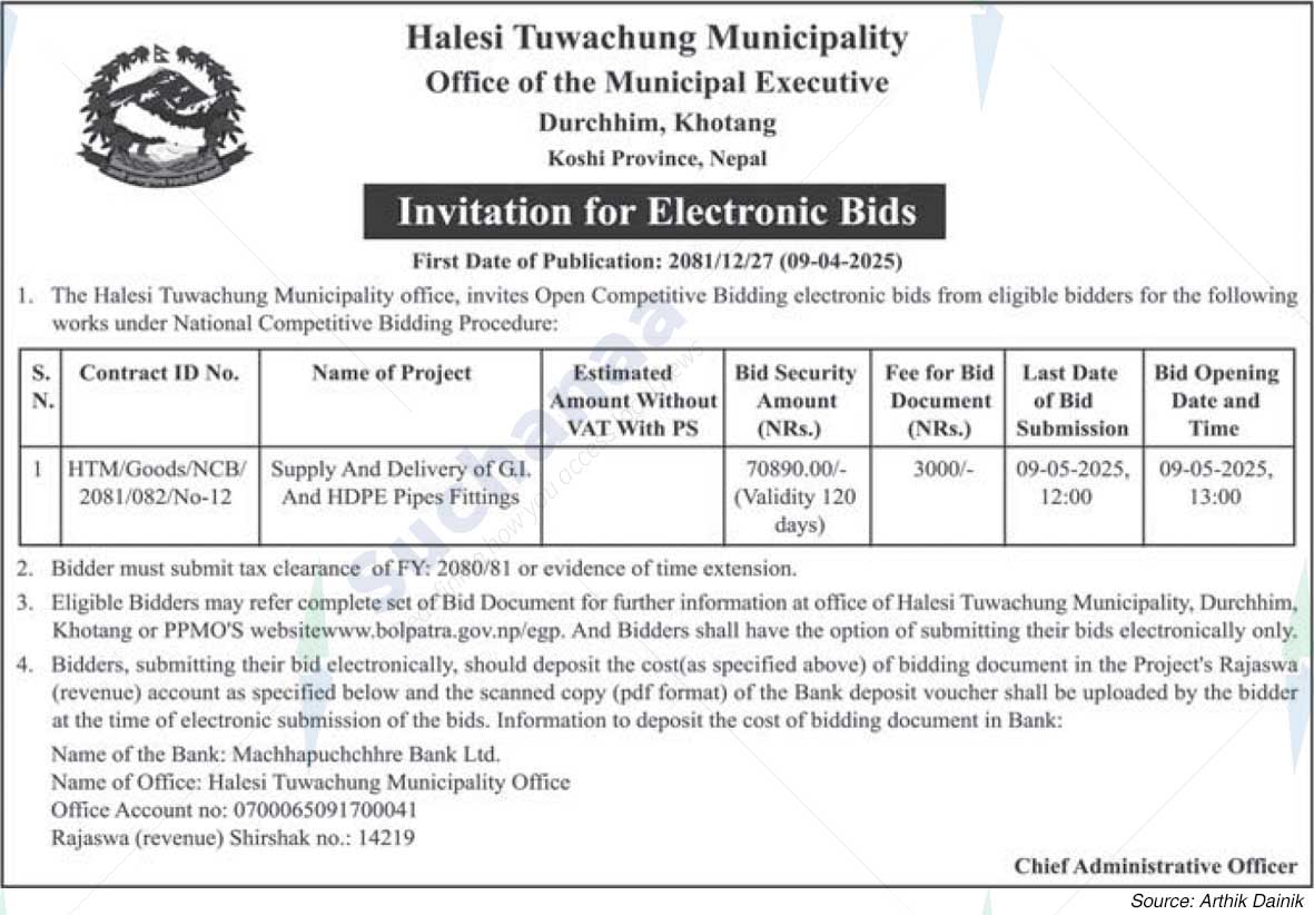 Halesi Tuwachung Municipality
