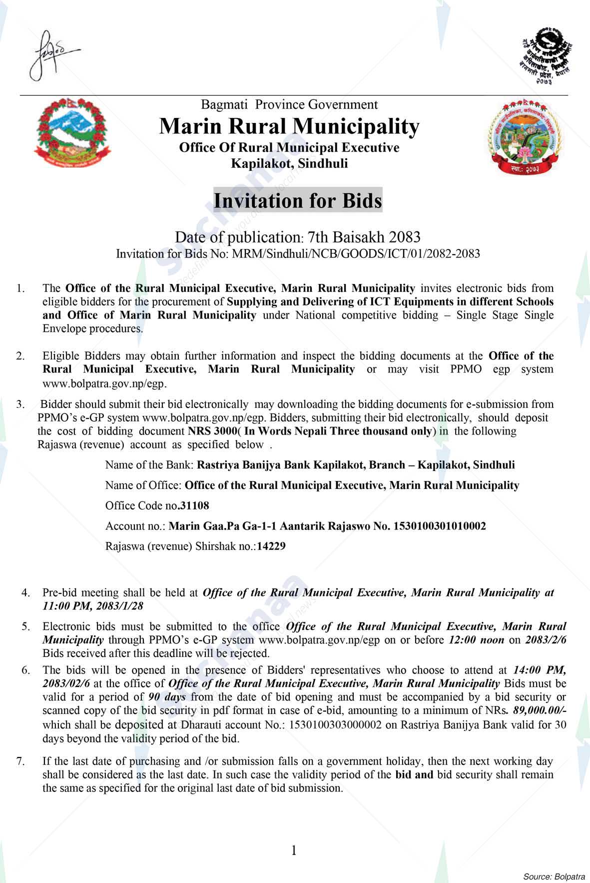 Marin Rural Municipality