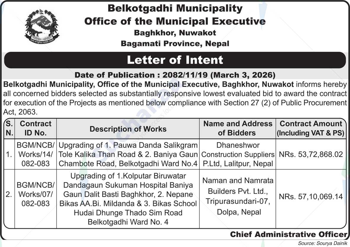 Belkotgadhi Municipality