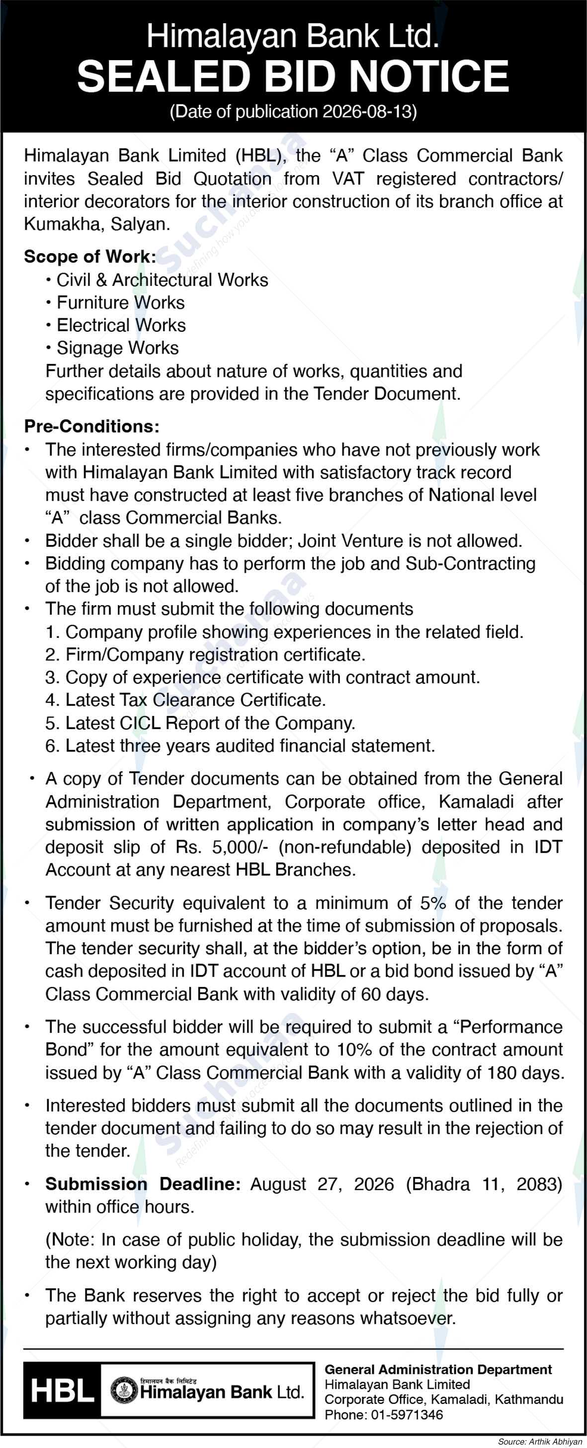 Himalayan Bank Limited