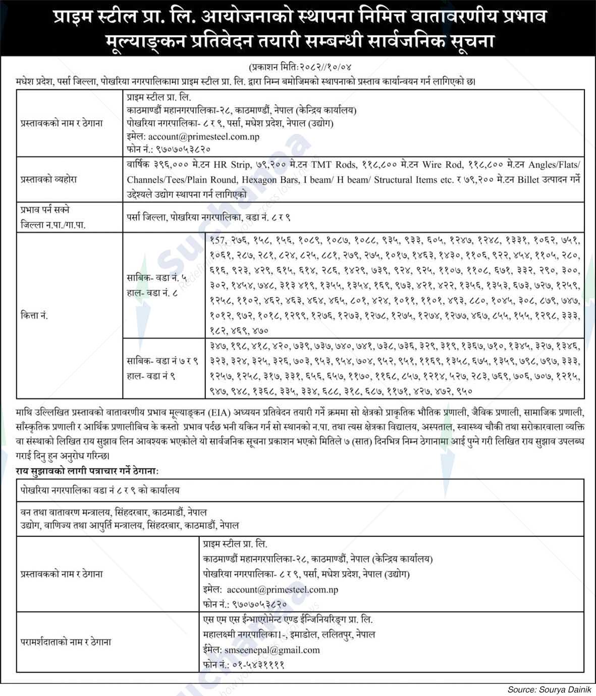 Prime Steel Pvt. Ltd.