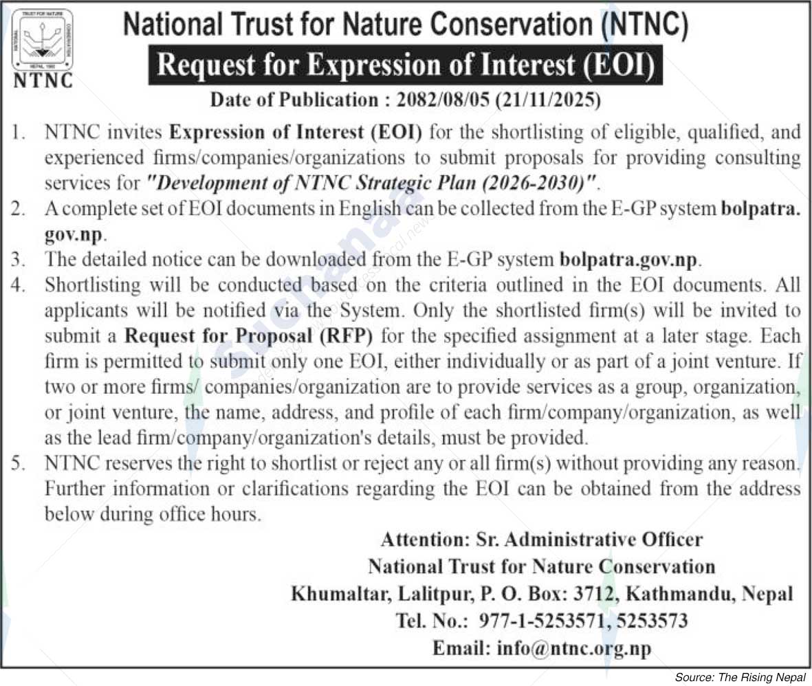 National Trust for Nature Conservation (NTNC)