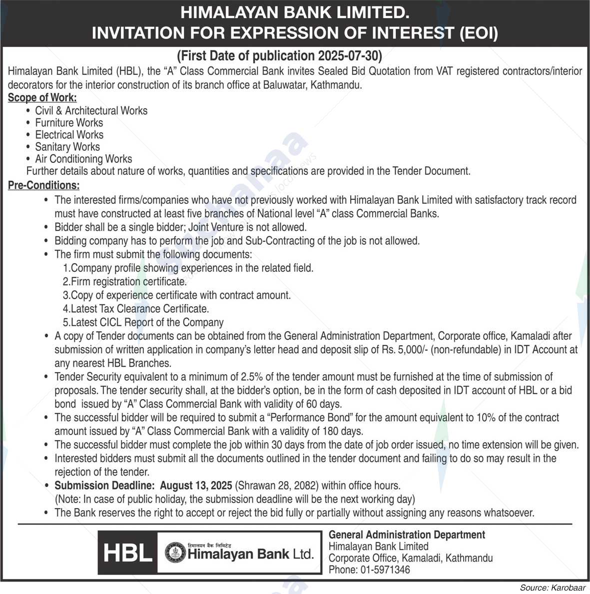 Himalayan Bank Limited