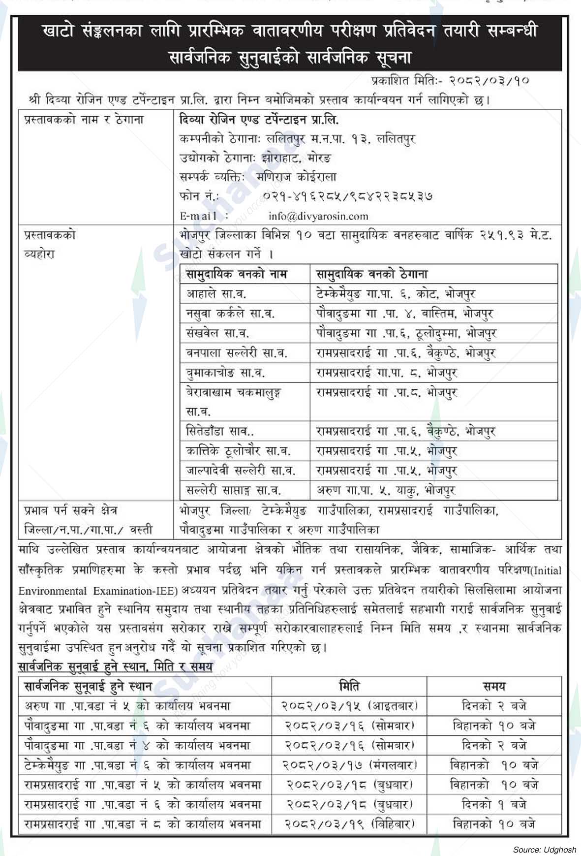 Divya Rosin & Turpentine Pvt. Ltd.