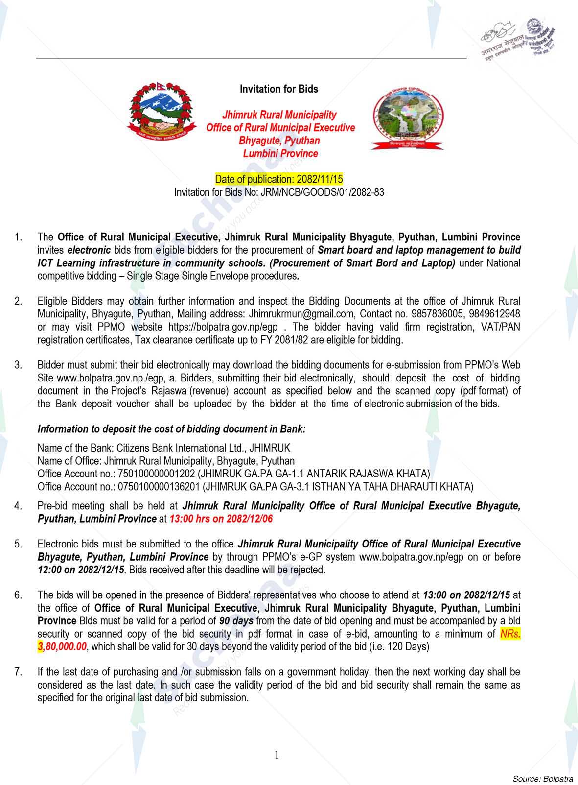 Jhimruk Rural Municipality