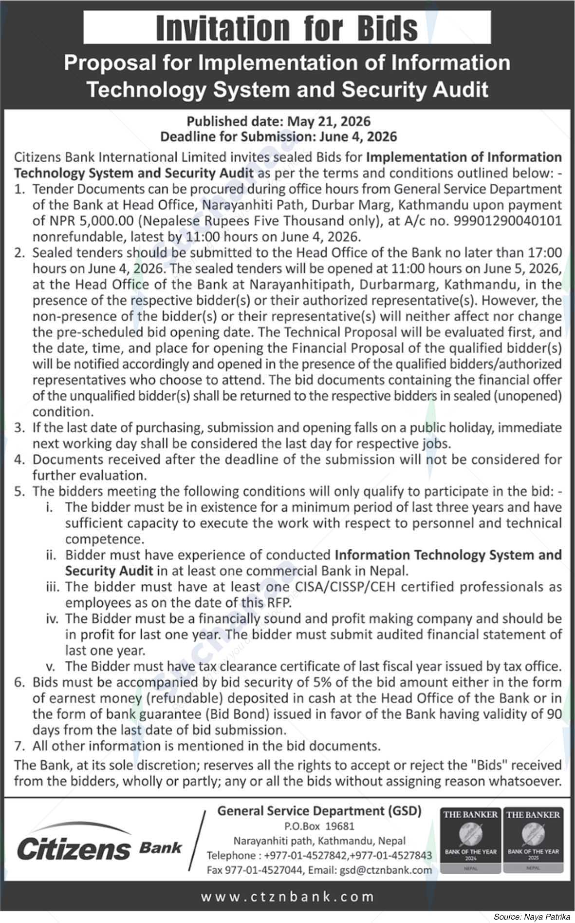 Citizens Bank International Limited