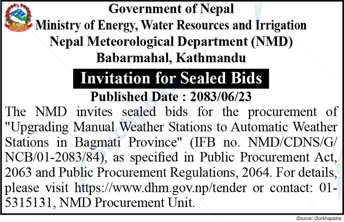Nepal Meteorological Department (NMD)
