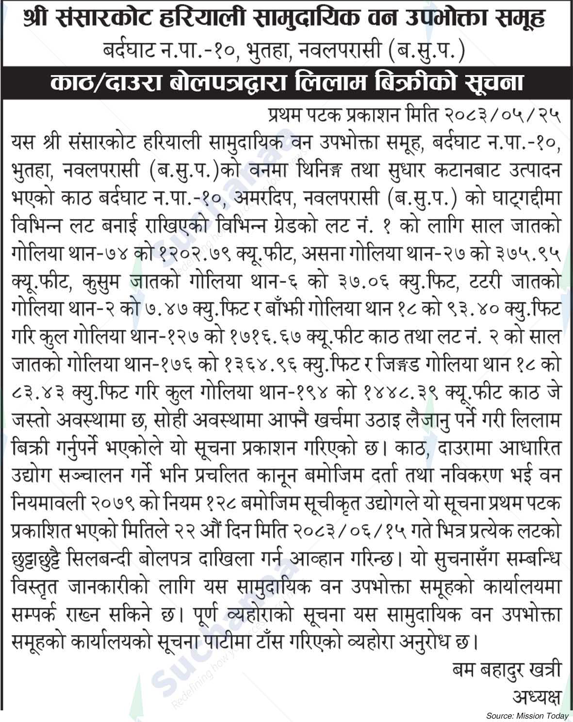 Shree Sanbarat Hariyali Saa.Wa.Wo.Sa.