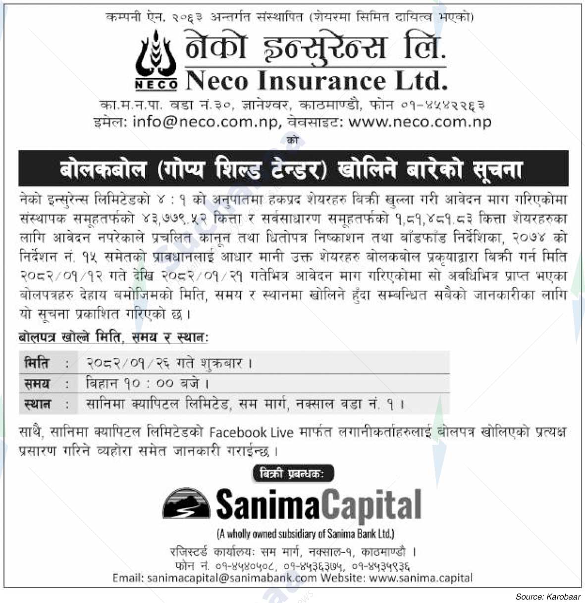 Neco Insurance Ltd.