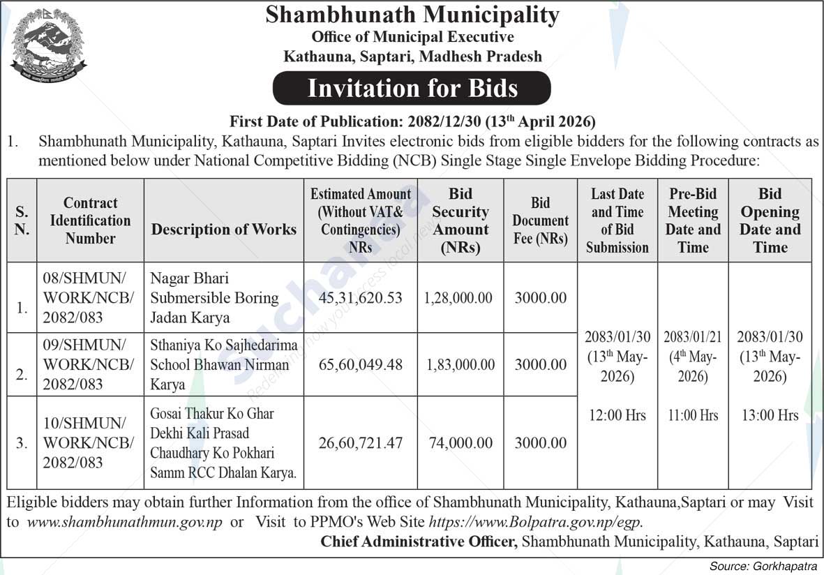 Shambhunath Municipality
