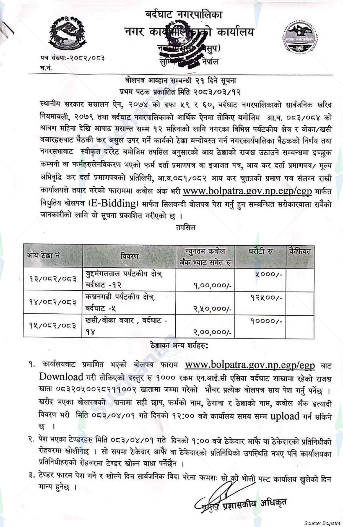 Bardaghat Municipality