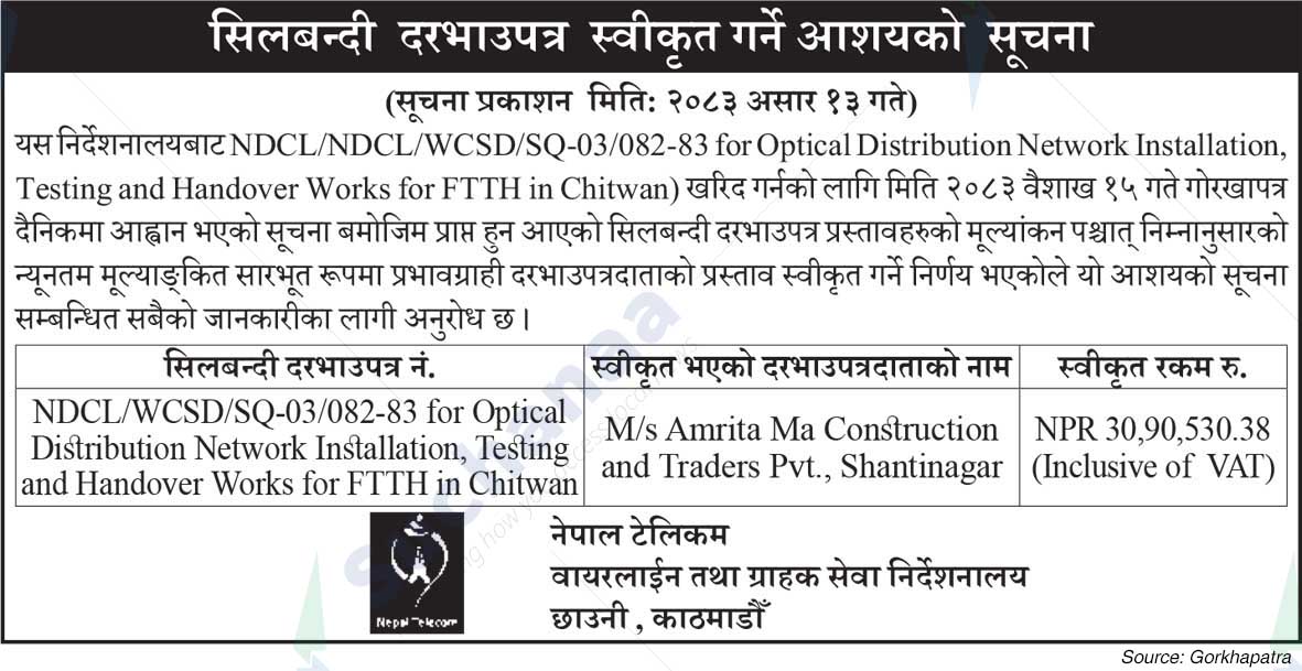 Nepal Doorsanchar Company Limited (NTC)