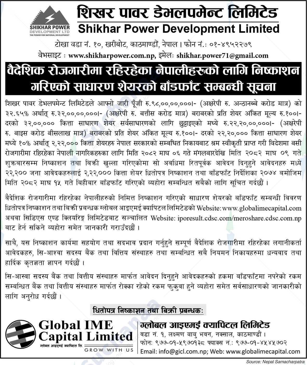 Shikhar Power Development Limited