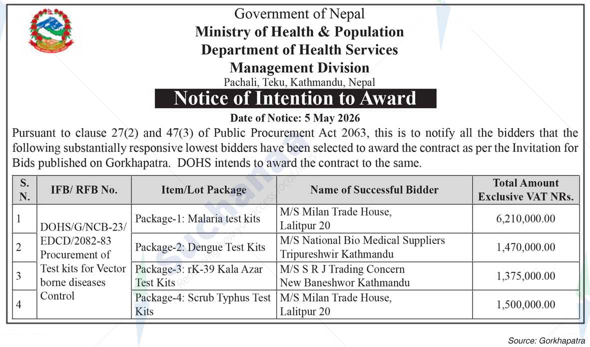 Department of Health Services