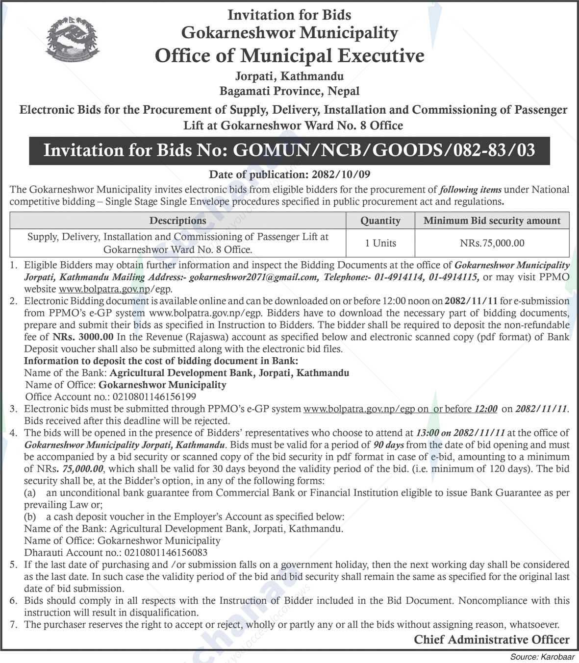 Gokarneshwor Municipality