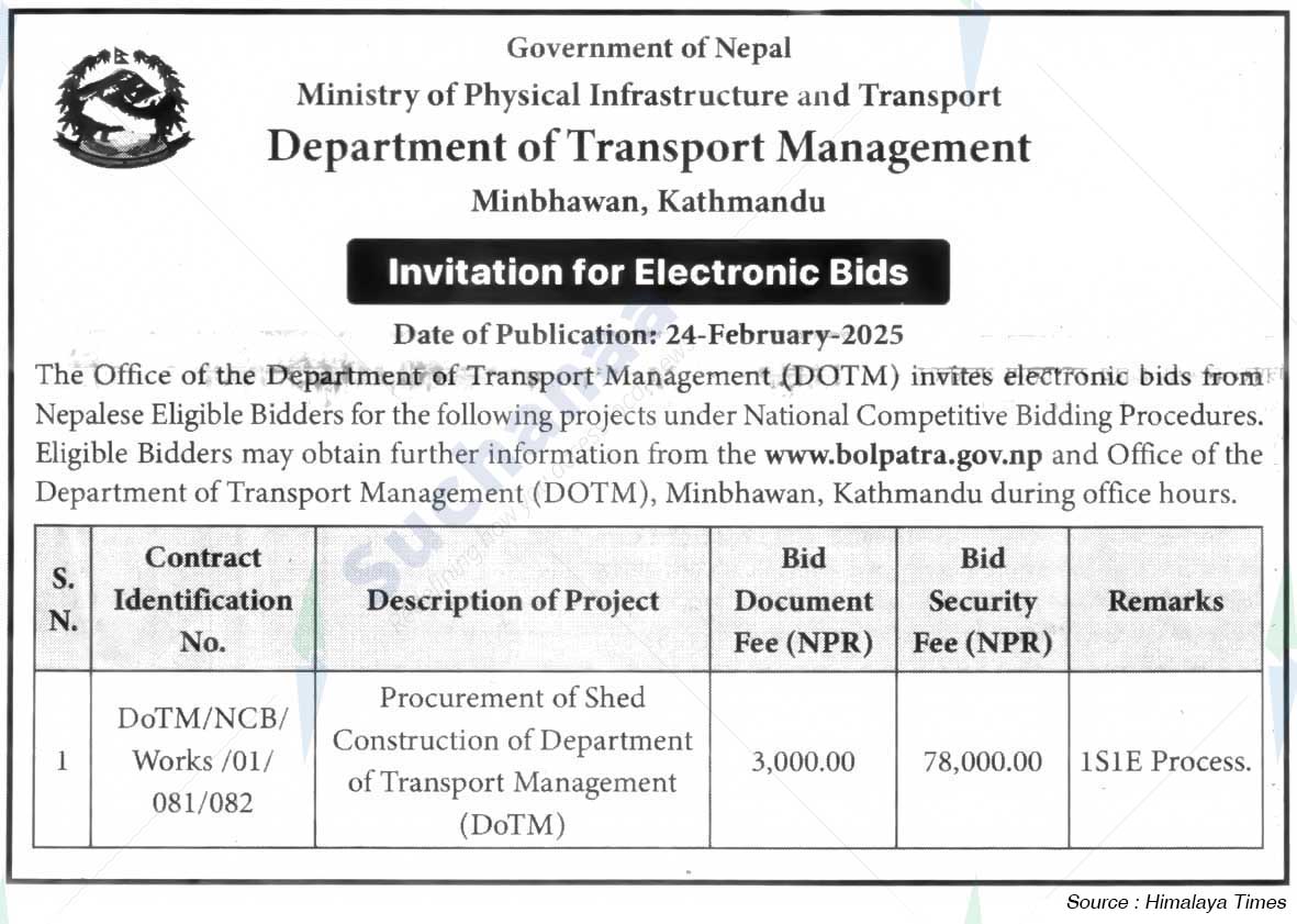 Department of Transport Management