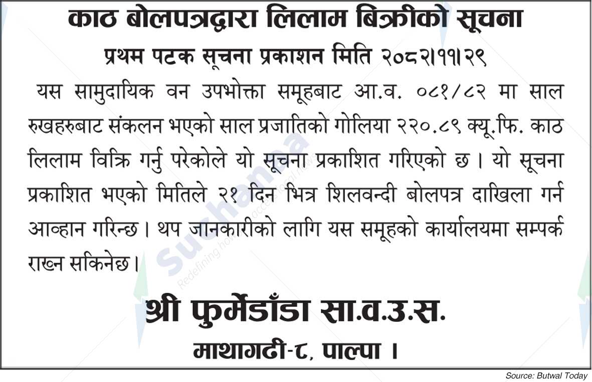 Shree Furmedanda Saa.Wa.Wo.Sa.