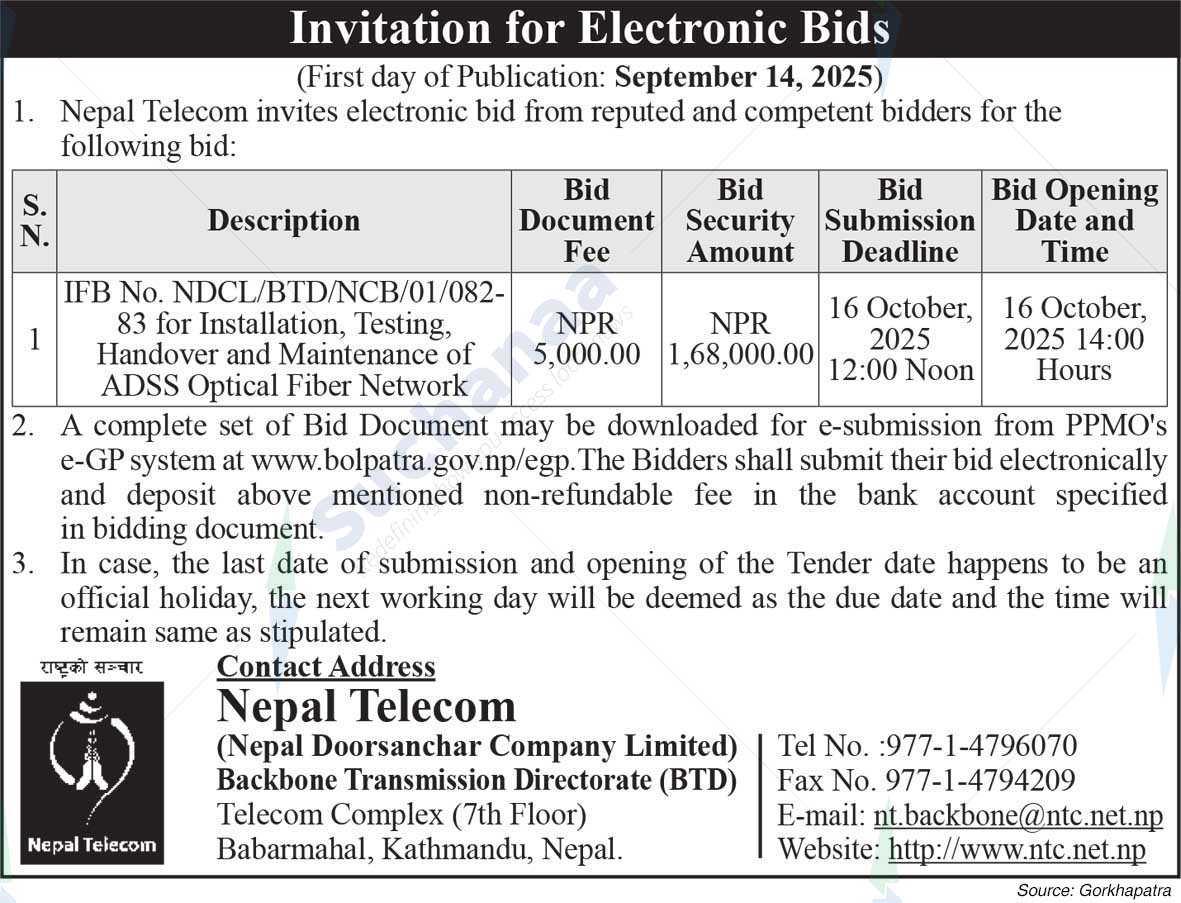 Nepal Doorsanchar Company Limited (NTC)