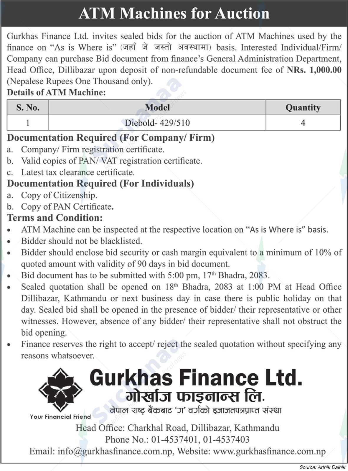 Gurkhas Finance Limited