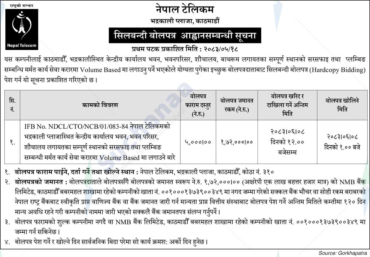 Nepal Doorsanchar Company Limited (NTC), Wireless Service Directorate