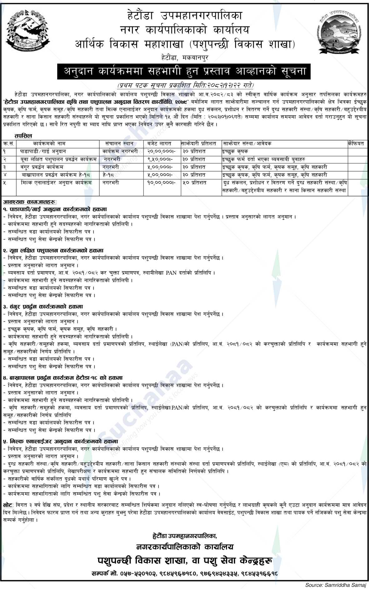 Hetauda Sub Metropolitan City