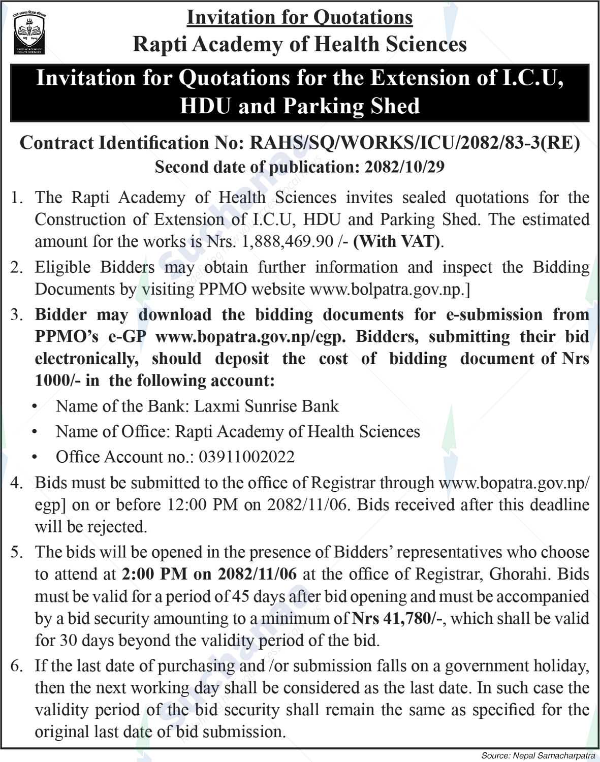 Rapti Academy of Health Sciences