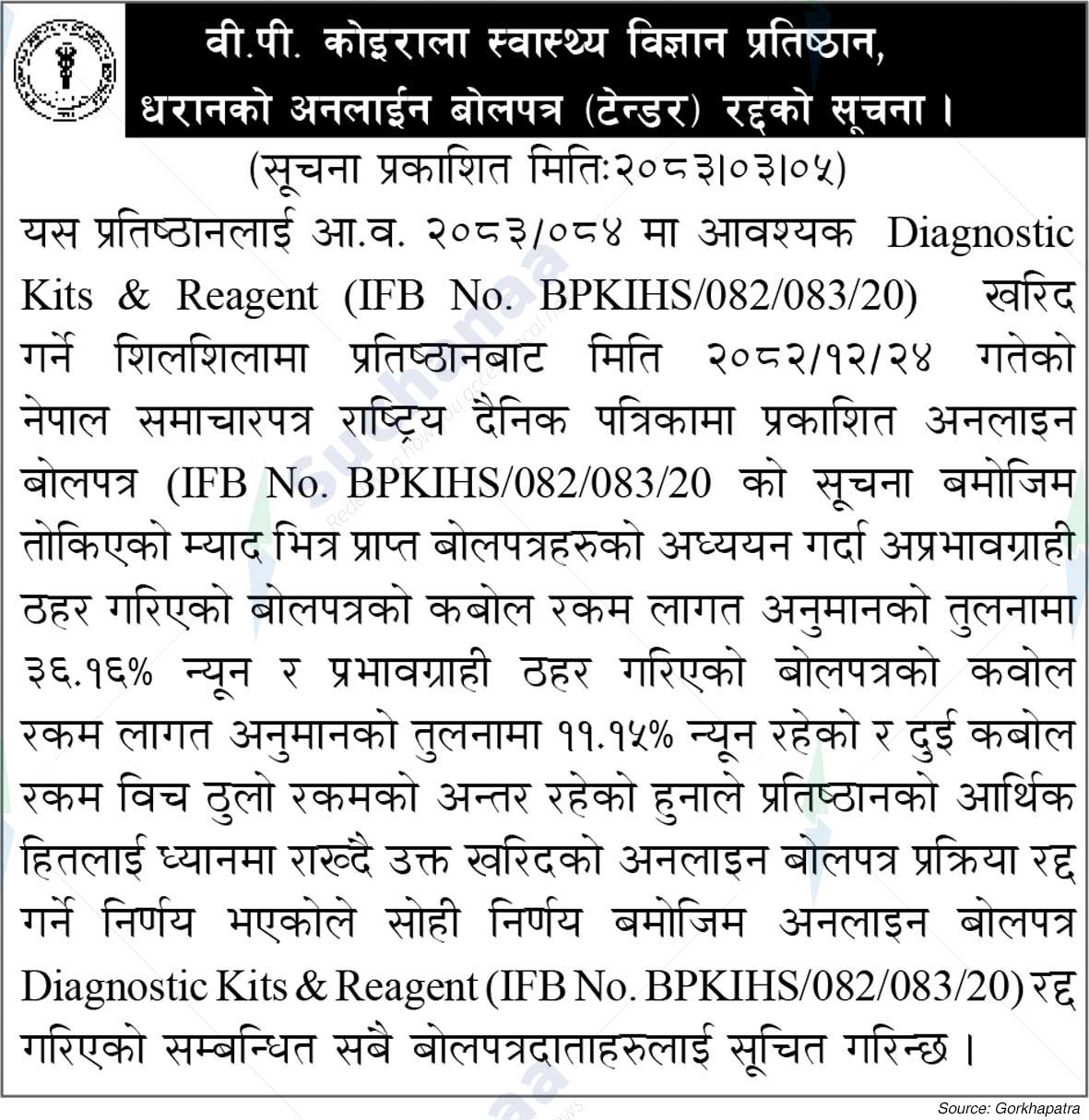 B.P. Koirala Institute of Health Sciences, Dharan