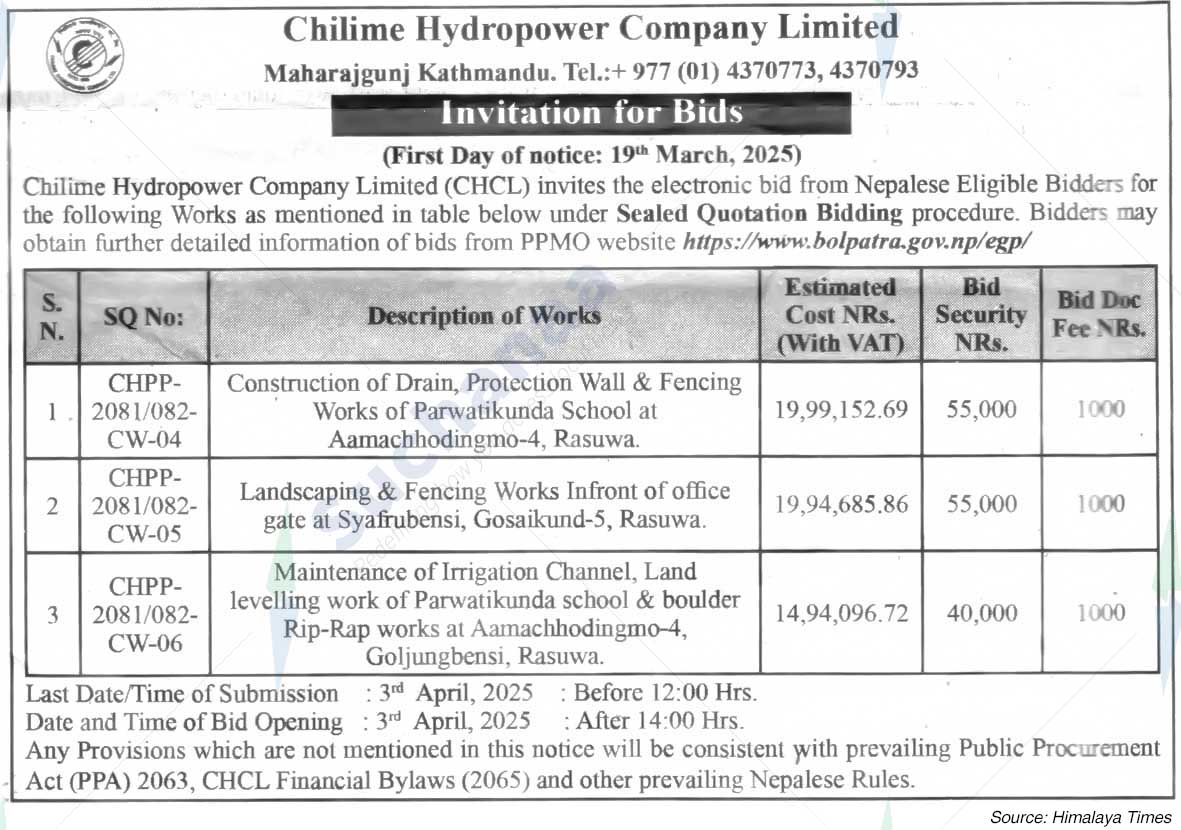 Chilime Hydropower Company Limited