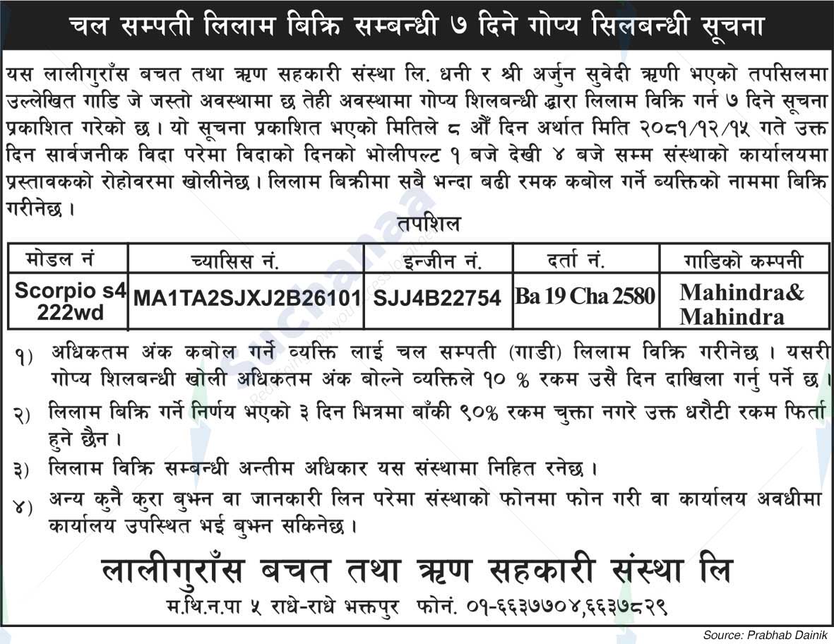 Laliguras Savings and Loans Cooperative Society Ltd.