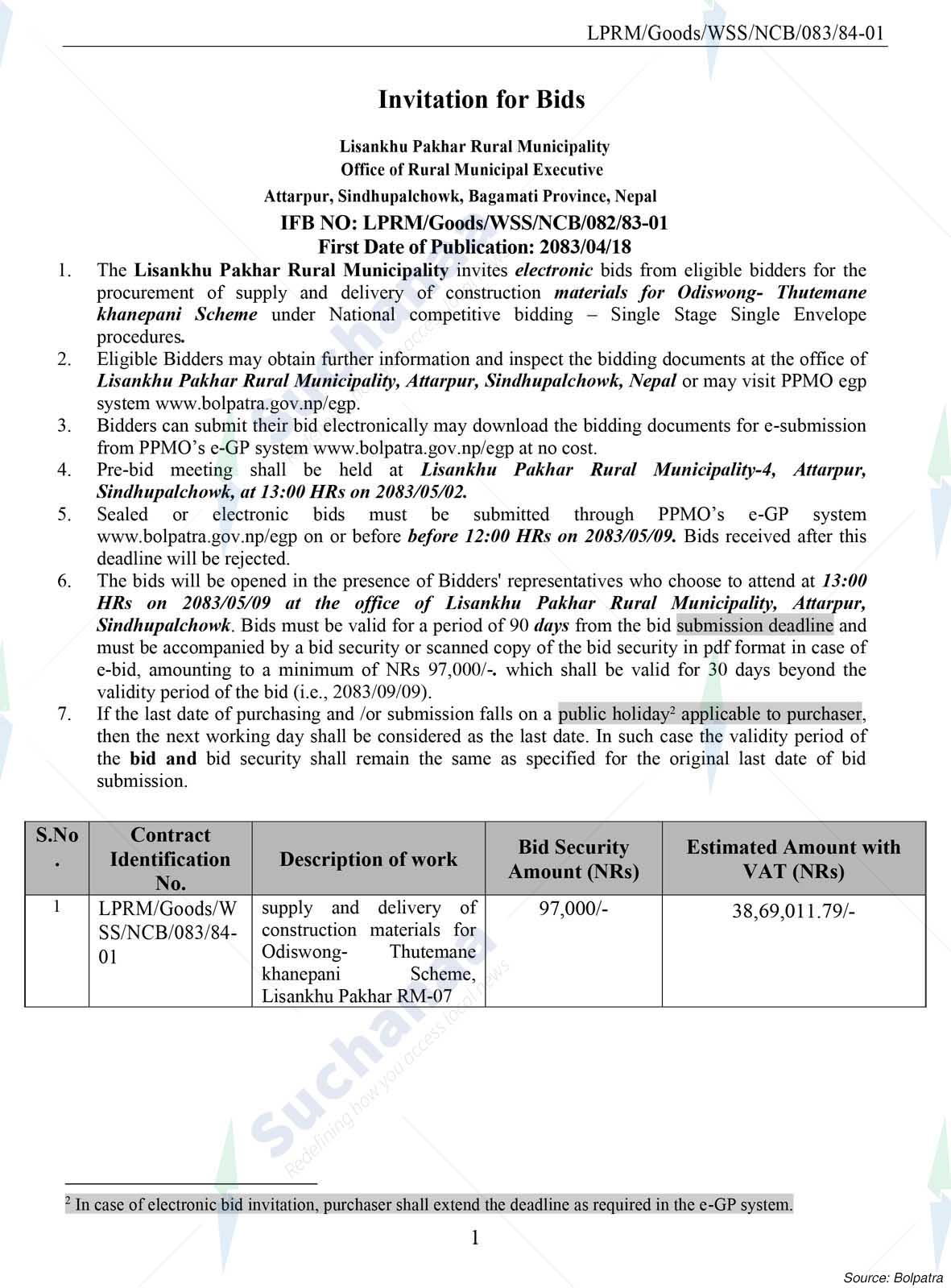 Lisankhu Pakhar Rural Municipality