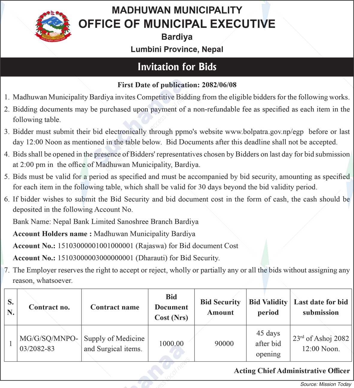 Madhuwan Municipality