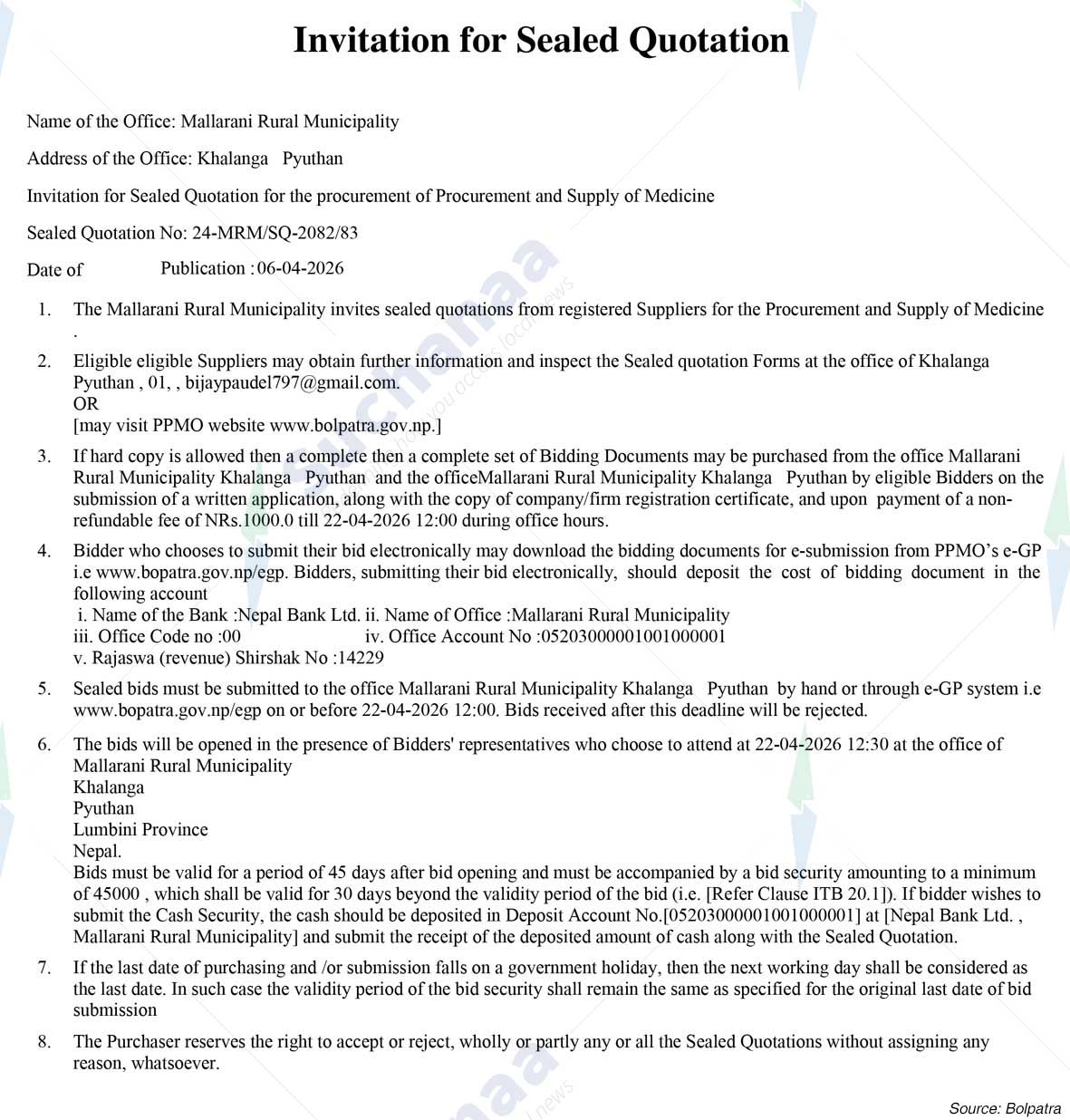 Mallarani Rural Municipality