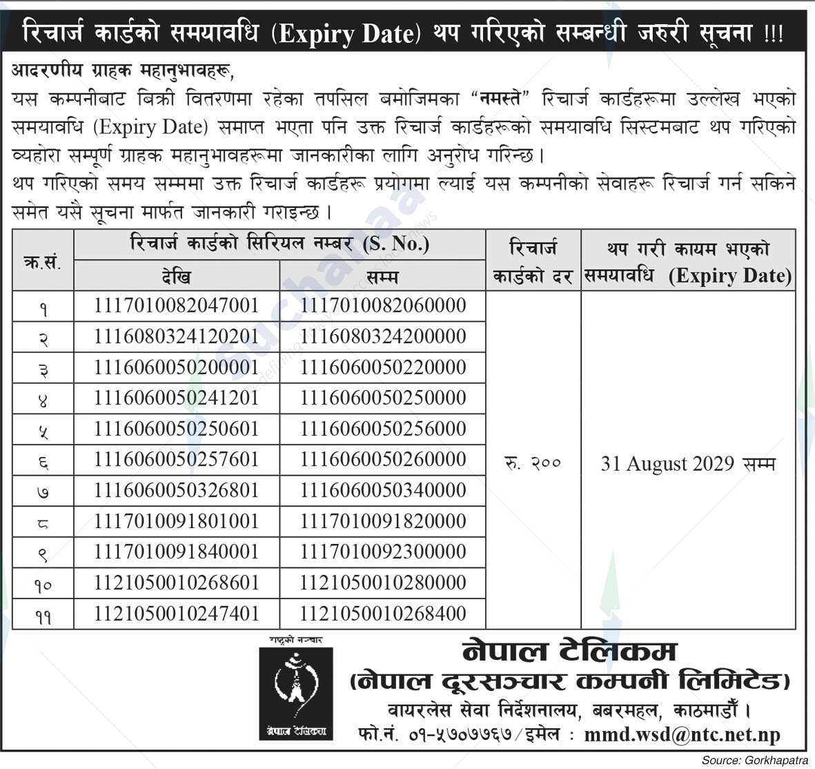 Nepal Doorsanchar Company Limited (NTC)