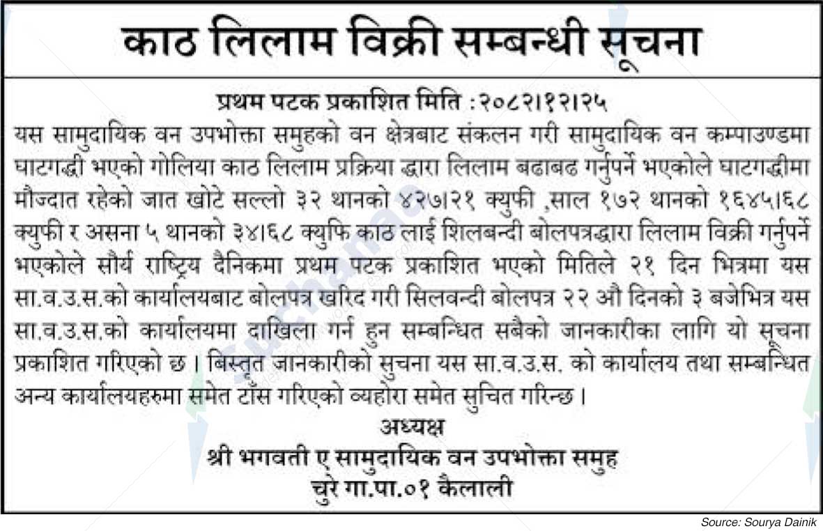 Shree Bhagwati A Saa.Wa.Wo.Sa.