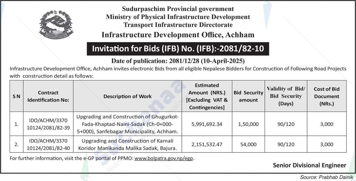 Infrastructure Development Office, Achham