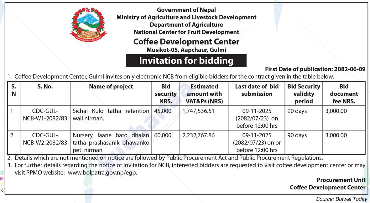 Coffee Development Center, Musikot-05, Aapchaur, Gulmi