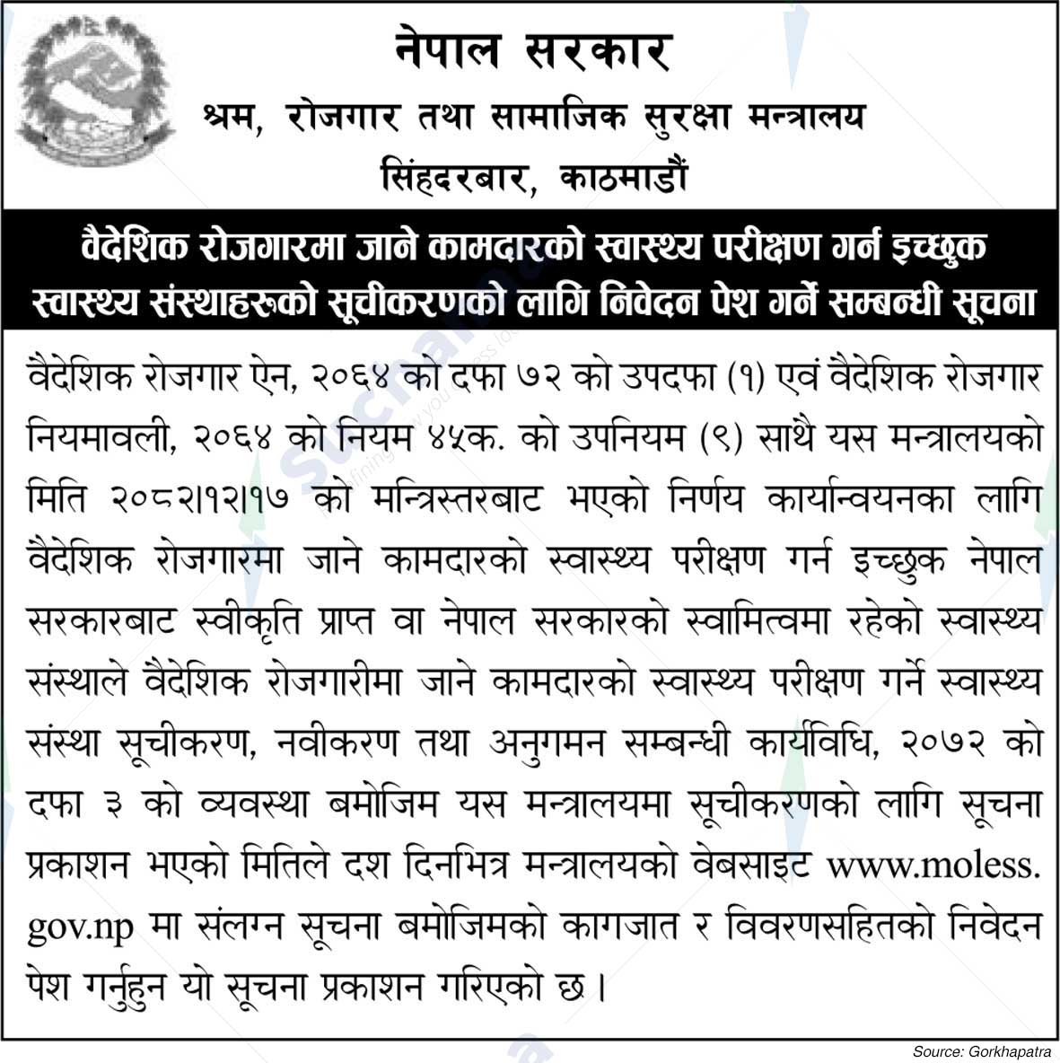 Ministry of Labor, Employment and Social Security