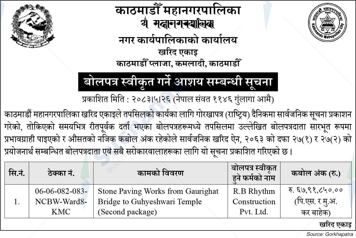 Kathmandu Metropolitan City
