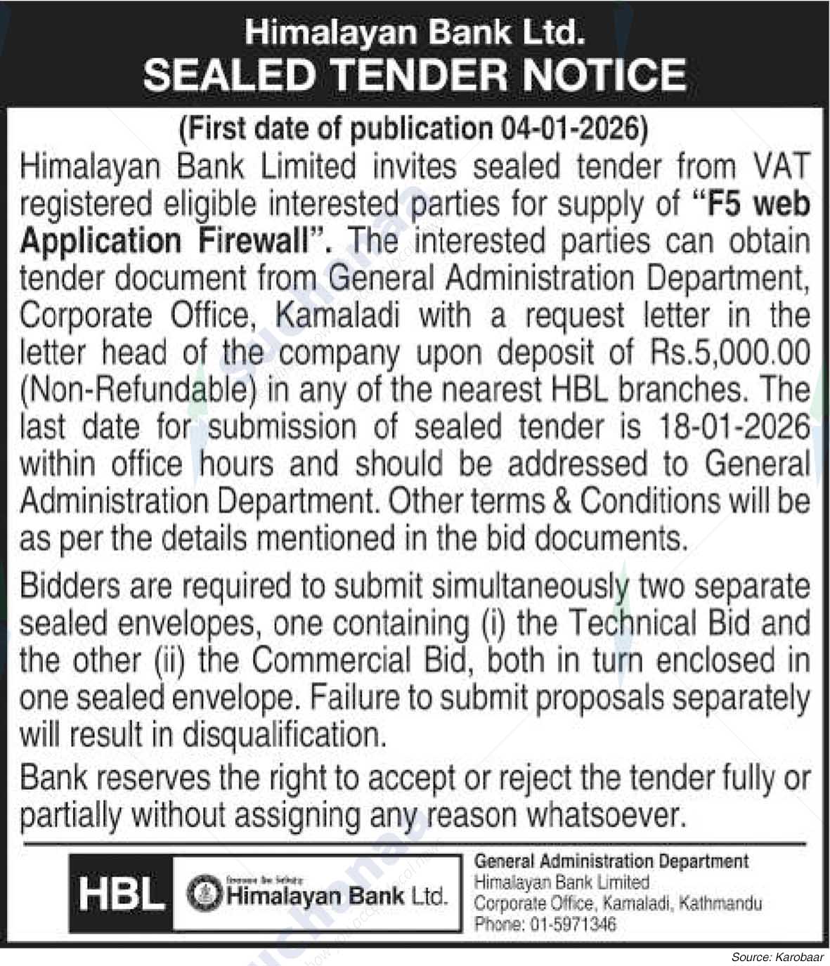 Himalayan Bank Limited