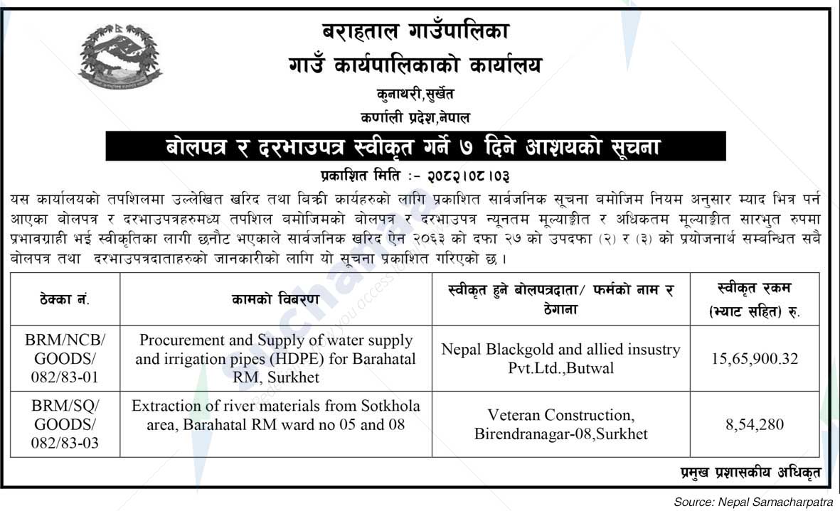 Barahatal Rural Municipality