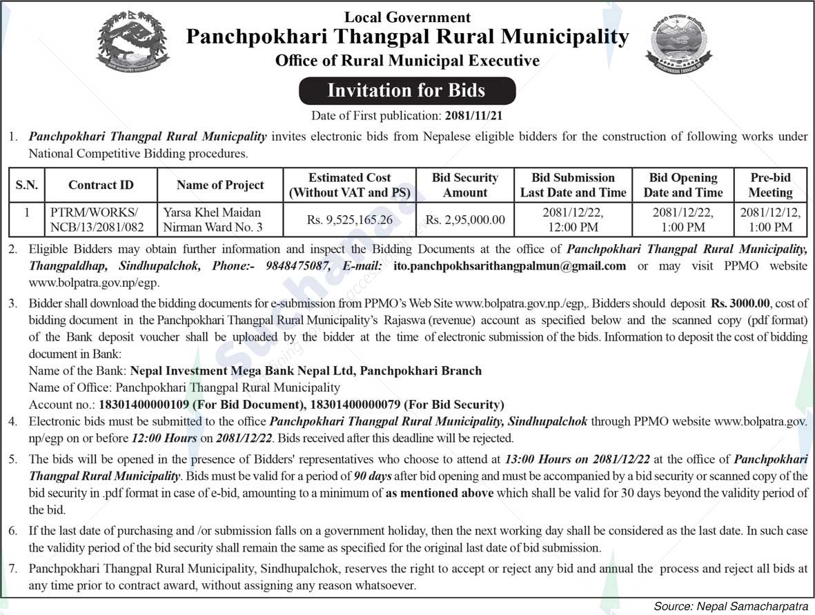 Panchpokhari Thangpal Rural Municipality